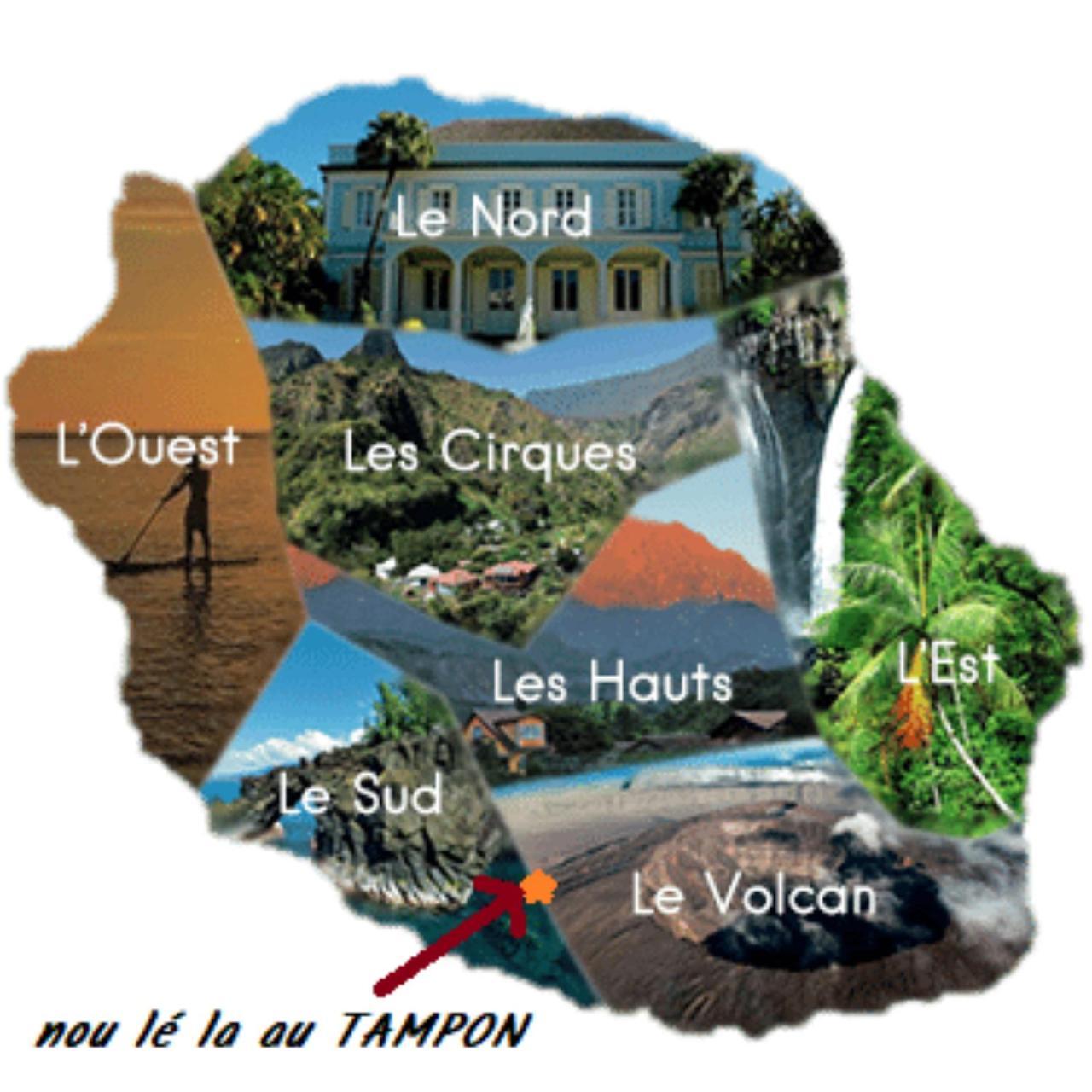 Kaz Mado - Meuble De Tourisme Classe 3 Etoiles Le Tampon Extérieur photo